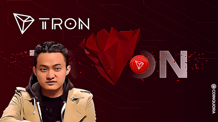 Tasa de financiación para acortar el TRX de Justin Sun en negativo